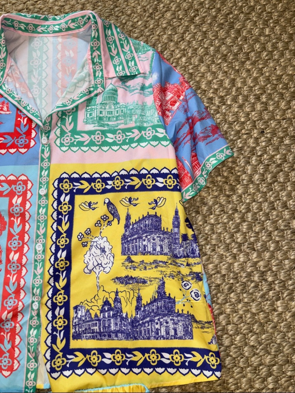 Vibrant Multicolor Patchwork Set - Picture 3 of 7